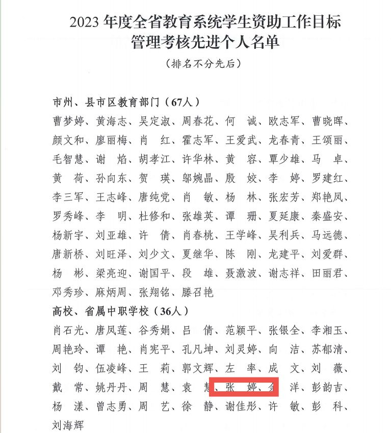 永利官网获2023年全省教育系统学生资助工作通报表扬3.png