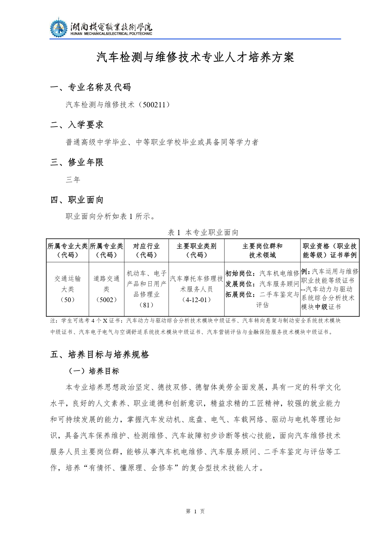 永利集团3044官网欢迎您2022级汽车检测与维修技术专业人才培养方案V10.0_page-0003.jpg